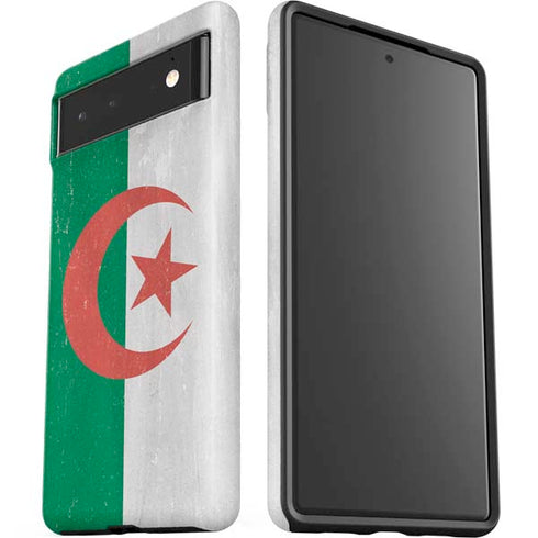 Algeria Flag Distressed Google Pixel 6 Case